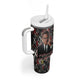 Malcolm X Tumbler With Handle Street Art Style Portrait Quote The Future Belongs to Those Who Prepare Civil Rights Tribute - African Pride