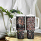 Malcolm X Tumbler With Handle Street Art Style Portrait Quote The Future Belongs to Those Who Prepare Civil Rights Tribute - African Pride