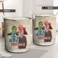 Malcolm X Laundry Basket Pop Art Portrait Collage Civil Rights Activist Retro Style Design - African Pride