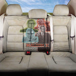 Malcolm X Back Car Seat Cover Pop Art Portrait Collage Civil Rights Activist Retro Style Design - African Pride