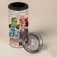 Malcolm X 4 in 1 Can Cooler Tumbler Pop Art Portrait Collage Civil Rights Activist Retro Style Design - African Pride