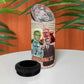 Malcolm X 4 in 1 Can Cooler Tumbler Pop Art Portrait Collage Civil Rights Activist Retro Style Design - African Pride