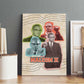 Malcolm X Canvas Wall Art Pop Art Portrait Collage Civil Rights Activist Retro Style Design - African Pride