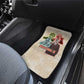 Malcolm X Car Mats Pop Art Portrait Collage Civil Rights Activist Retro Style Design - African Pride