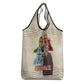 Malcolm X Grocery Bag Pop Art Portrait Collage Civil Rights Activist Retro Style Design - African Pride