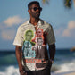 Malcolm X Hawaiian Shirt Pop Art Portrait Collage Civil Rights Activist Retro Style Design TS04