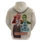 Malcolm X Hoodie Pop Art Portrait Collage Civil Rights Activist Retro Style Design - African Pride