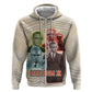 Malcolm X Hoodie Pop Art Portrait Collage Civil Rights Activist Retro Style Design - African Pride