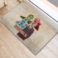 Malcolm X Rubber Doormat Pop Art Portrait Collage Civil Rights Activist Retro Style Design - African Pride