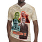 Malcolm X Rugby Jersey Pop Art Portrait Collage Civil Rights Activist Retro Style Design TS04