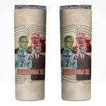 Malcolm X Skinny Tumbler Pop Art Portrait Collage Civil Rights Activist Retro Style Design - African Pride