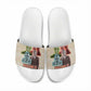 Malcolm X Slide Sandals Pop Art Portrait Collage Civil Rights Activist Retro Style Design - African Pride