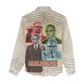 Malcolm X Women Casual Shirt Pop Art Portrait Collage Civil Rights Activist Retro Style Design - African Pride