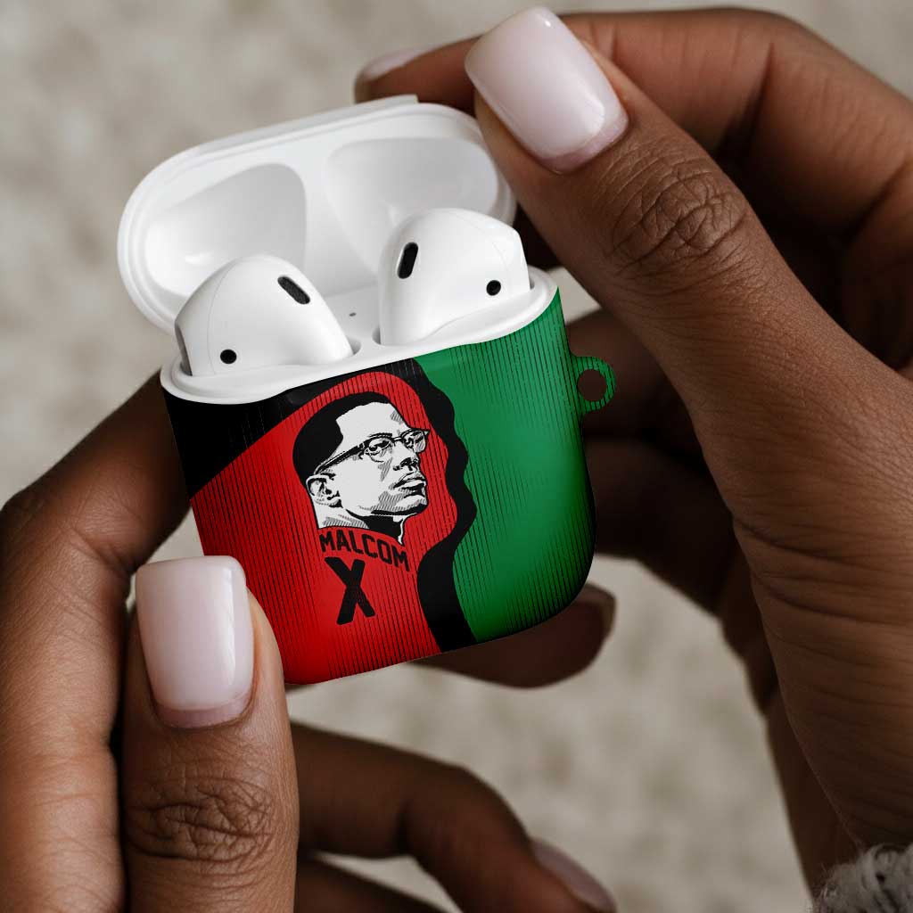 Malcolm X AirPods Case Truth Is on the Side of the Oppressed Quote Civil Rights Tribute - African Pride