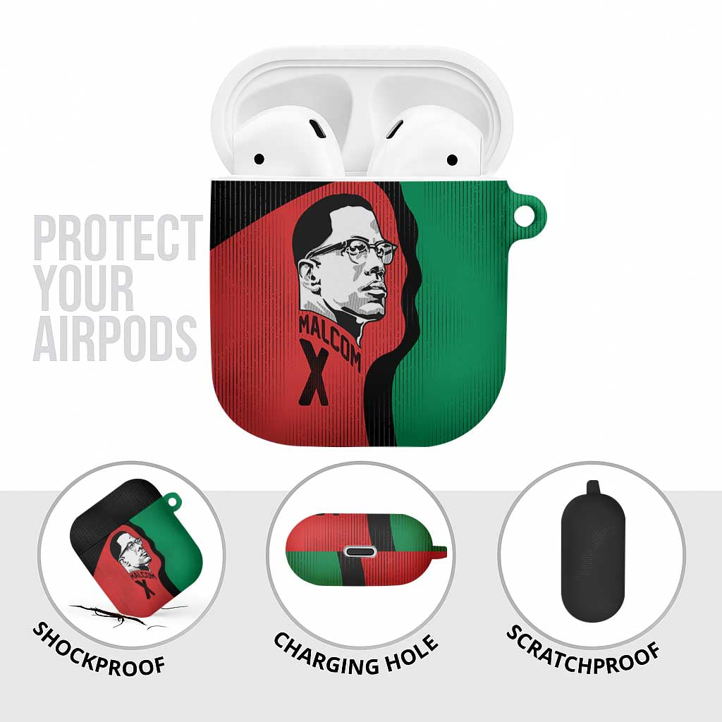 Malcolm X AirPods Case Truth Is on the Side of the Oppressed Quote Civil Rights Tribute - African Pride