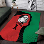 Malcolm X Area Rug Truth Is on the Side of the Oppressed Quote Civil Rights Tribute - African Pride