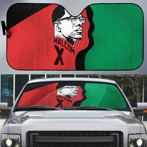 Malcolm X Auto Sun Shade Truth Is on the Side of the Oppressed Quote Civil Rights Tribute - African Pride
