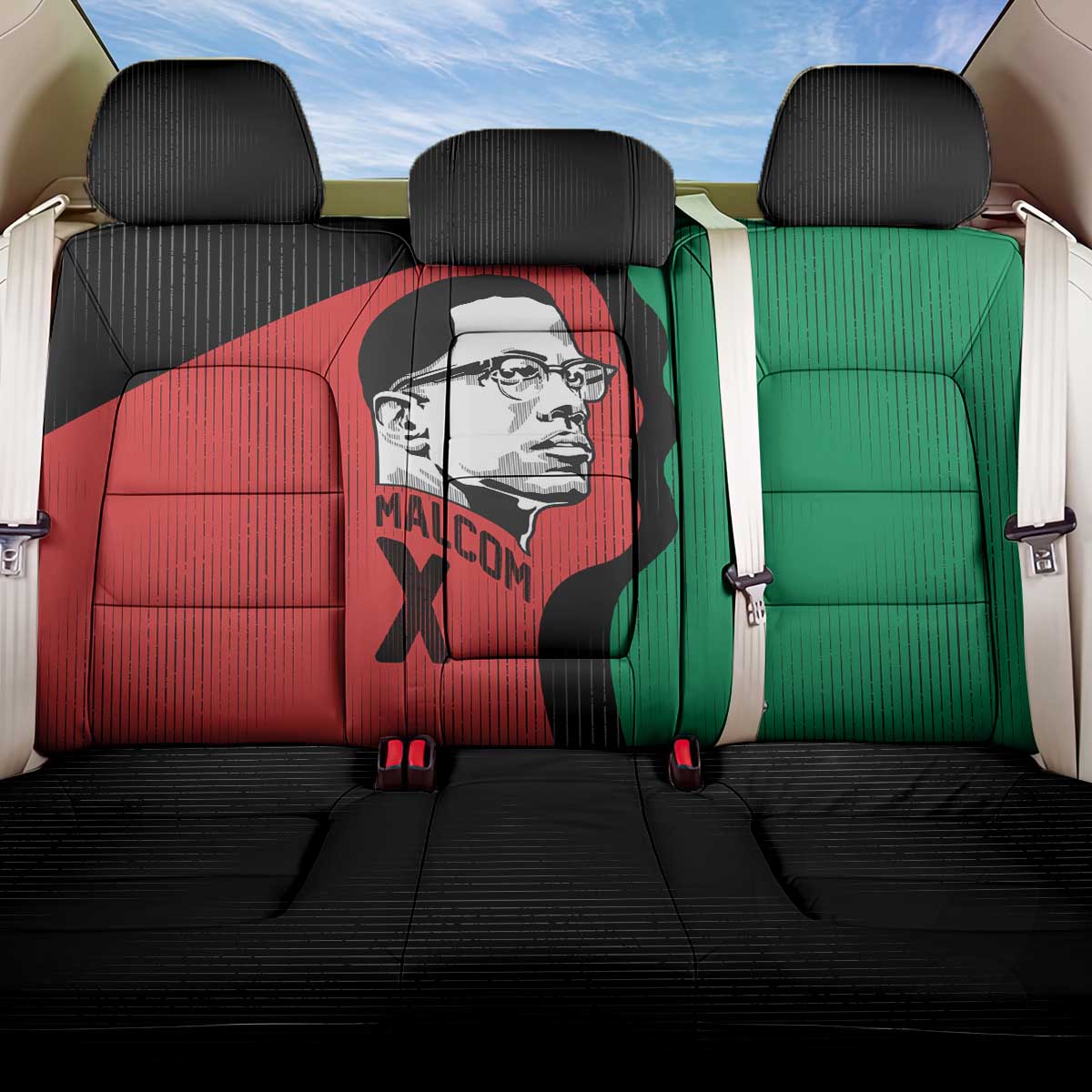 Malcolm X Back Car Seat Cover Truth Is on the Side of the Oppressed Quote Civil Rights Tribute - African Pride