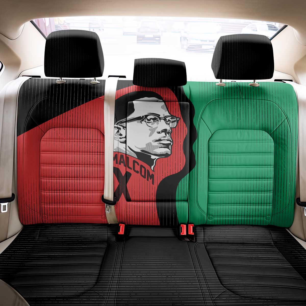 Malcolm X Back Car Seat Cover Truth Is on the Side of the Oppressed Quote Civil Rights Tribute - African Pride