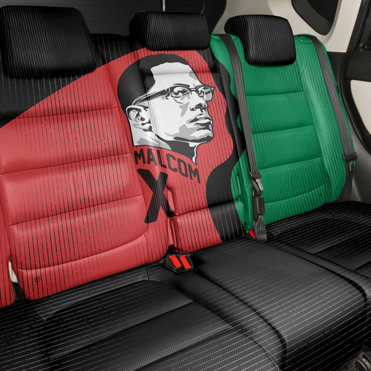Malcolm X Back Car Seat Cover Truth Is on the Side of the Oppressed Quote Civil Rights Tribute - African Pride