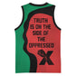 Malcolm X Basketball Jersey Truth Is on the Side of the Oppressed Quote Civil Rights Tribute - African Pride