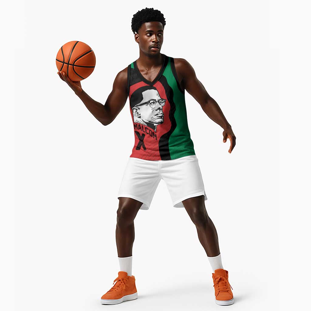 Malcolm X Basketball Jersey Truth Is on the Side of the Oppressed Quote Civil Rights Tribute - African Pride