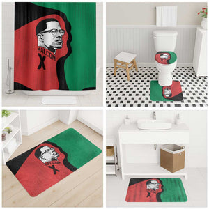 Malcolm X Bathroom Set Truth Is on the Side of the Oppressed Quote Civil Rights Tribute - African Pride