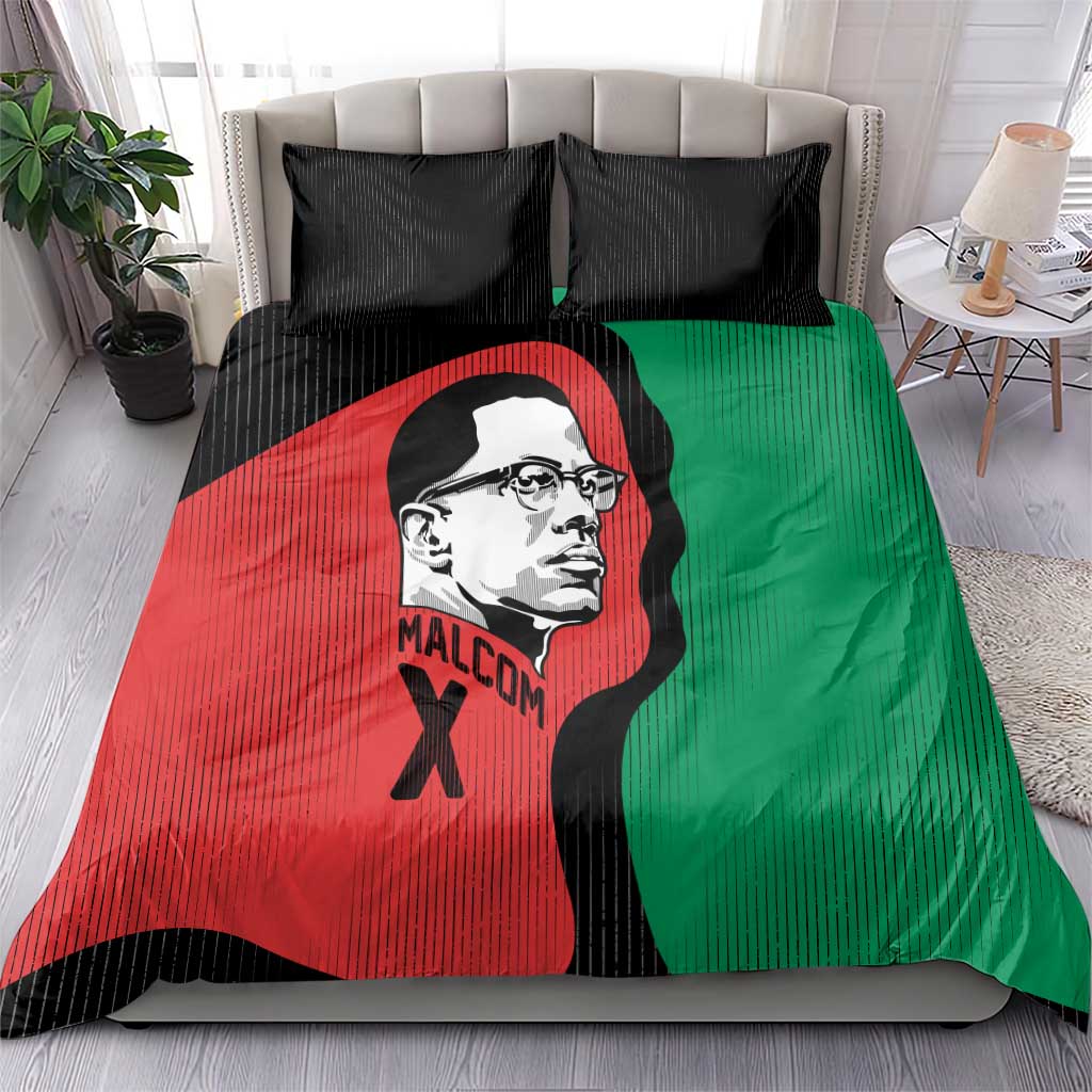 Malcolm X Bedding Set Truth Is on the Side of the Oppressed Quote Civil Rights Tribute - African Pride