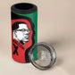 Malcolm X 4 in 1 Can Cooler Tumbler Truth Is on the Side of the Oppressed Quote Civil Rights Tribute - African Pride