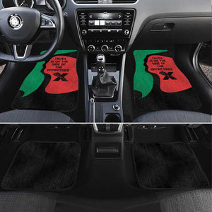 Malcolm X Car Mats Truth Is on the Side of the Oppressed Quote Civil Rights Tribute - African Pride