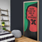 Malcolm X Door Cover Truth Is on the Side of the Oppressed Quote Civil Rights Tribute - African Pride
