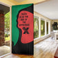 Malcolm X Door Cover Truth Is on the Side of the Oppressed Quote Civil Rights Tribute - African Pride