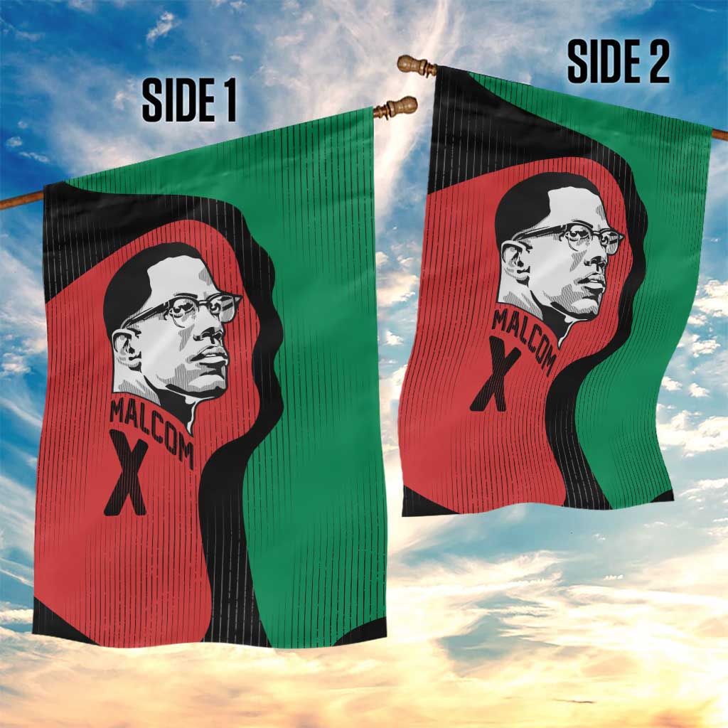 Malcolm X Garden Flag Truth Is on the Side of the Oppressed Quote Civil Rights Tribute - African Pride