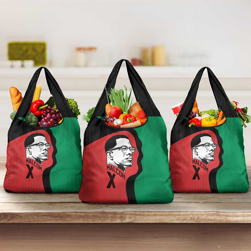 Malcolm X Grocery Bag Truth Is on the Side of the Oppressed Quote Civil Rights Tribute - African Pride