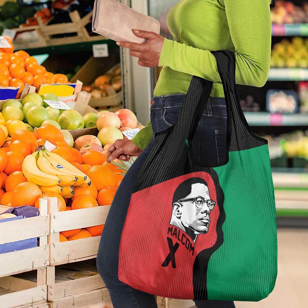 Malcolm X Grocery Bag Truth Is on the Side of the Oppressed Quote Civil Rights Tribute - African Pride