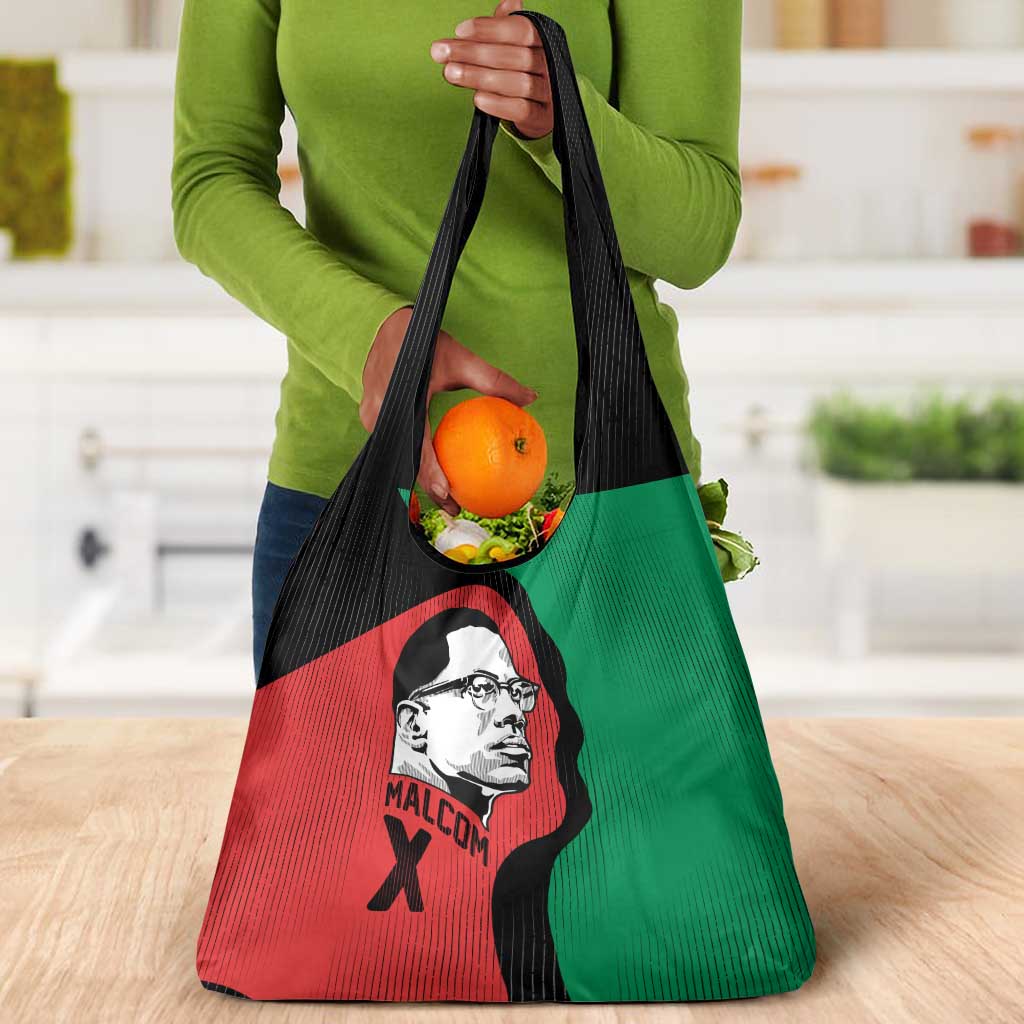 Malcolm X Grocery Bag Truth Is on the Side of the Oppressed Quote Civil Rights Tribute - African Pride