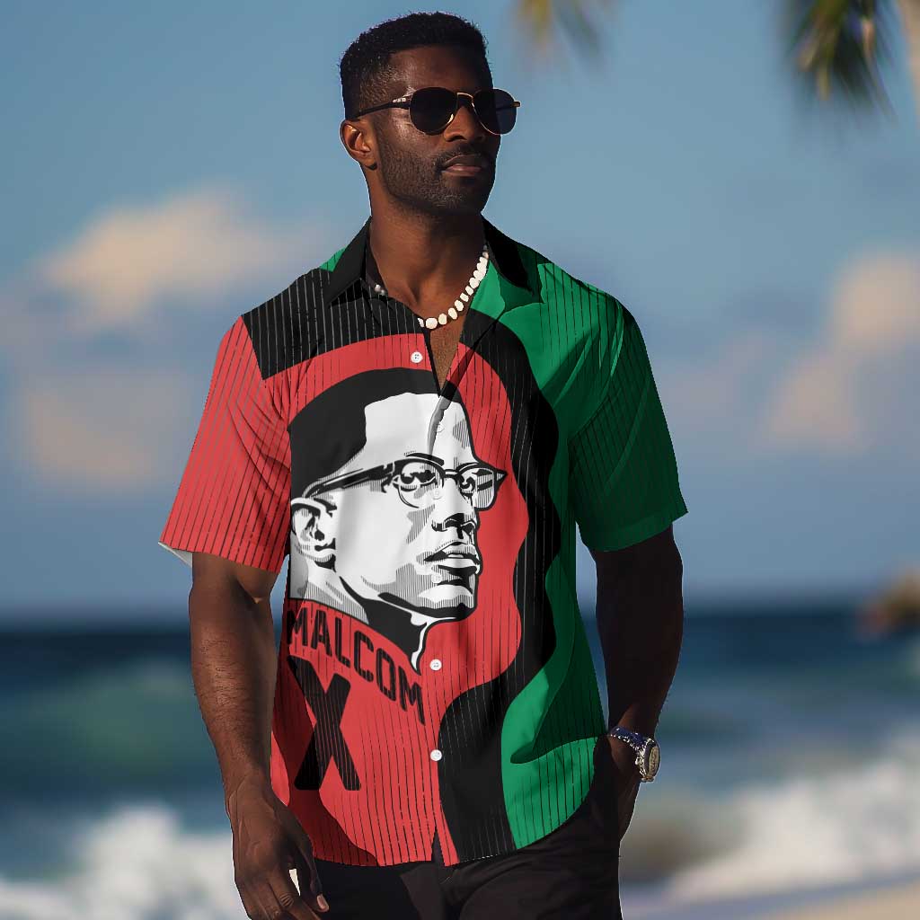 Malcolm X Hawaiian Shirt Truth Is on the Side of the Oppressed Quote Civil Rights Tribute TS04