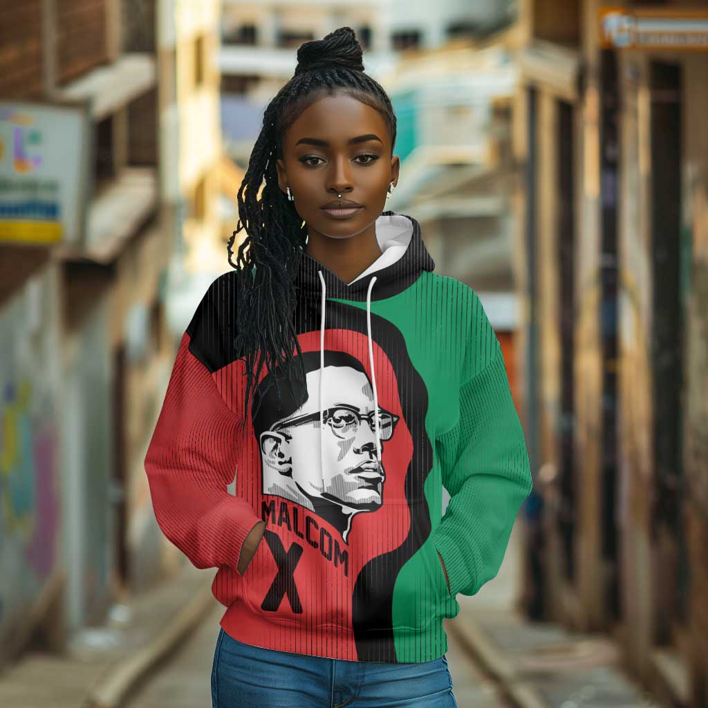 Malcolm X Hoodie Truth Is on the Side of the Oppressed Quote Civil Rights Tribute - African Pride