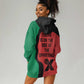 Malcolm X Hoodie Dress Truth Is on the Side of the Oppressed Quote Civil Rights Tribute - African Pride