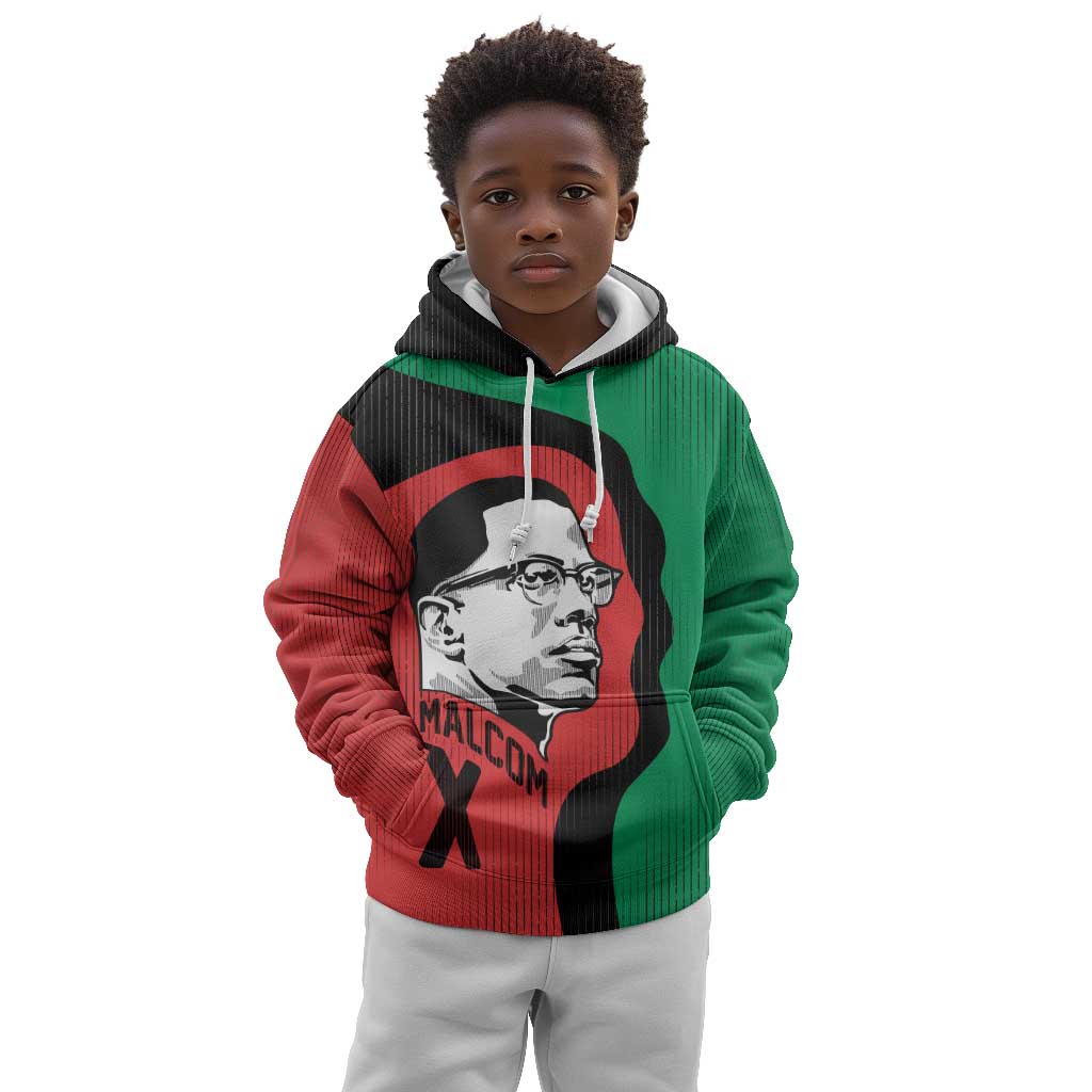 Malcolm X Kid Hoodie Truth Is on the Side of the Oppressed Quote Civil Rights Tribute - African Pride