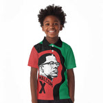 Malcolm X Kid Polo Shirt Truth Is on the Side of the Oppressed Quote Civil Rights Tribute TS04