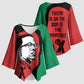 Malcolm X Kimono Sleeve Blouse Truth Is on the Side of the Oppressed Quote Civil Rights Tribute - African Pride