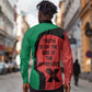 Malcolm X Long Sleeve Button Shirt Truth Is on the Side of the Oppressed Quote Civil Rights Tribute - African Pride
