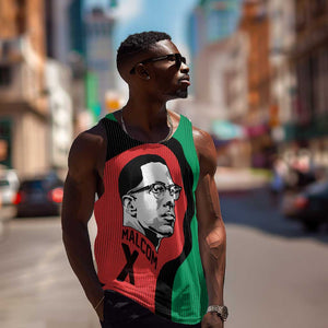 Malcolm X Men Tank Top Truth Is on the Side of the Oppressed Quote Civil Rights Tribute - African Pride
