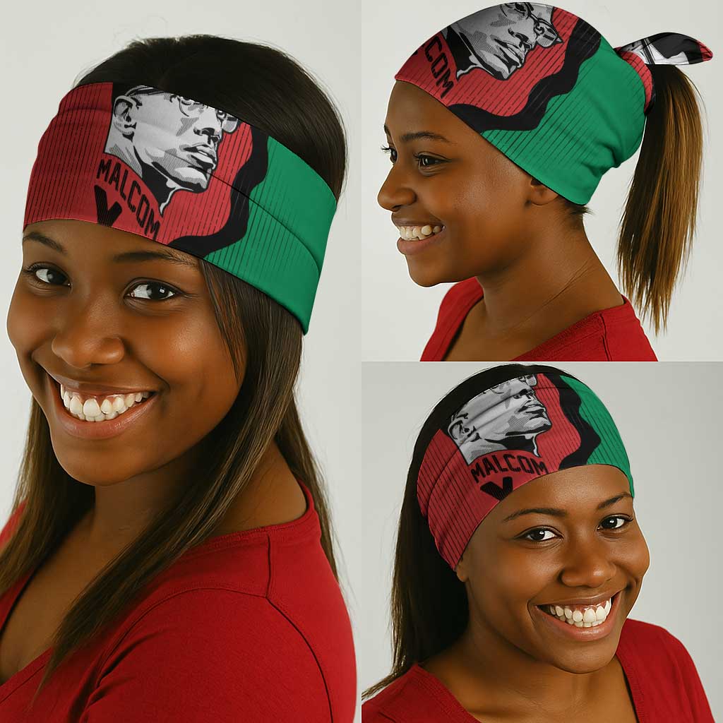 Malcolm X Neck Gaiter Truth Is on the Side of the Oppressed Quote Civil Rights Tribute - African Pride