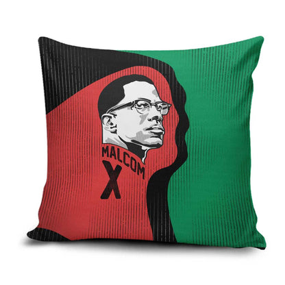 Malcolm X Pillow Cover Truth Is on the Side of the Oppressed Quote Civil Rights Tribute - African Pride