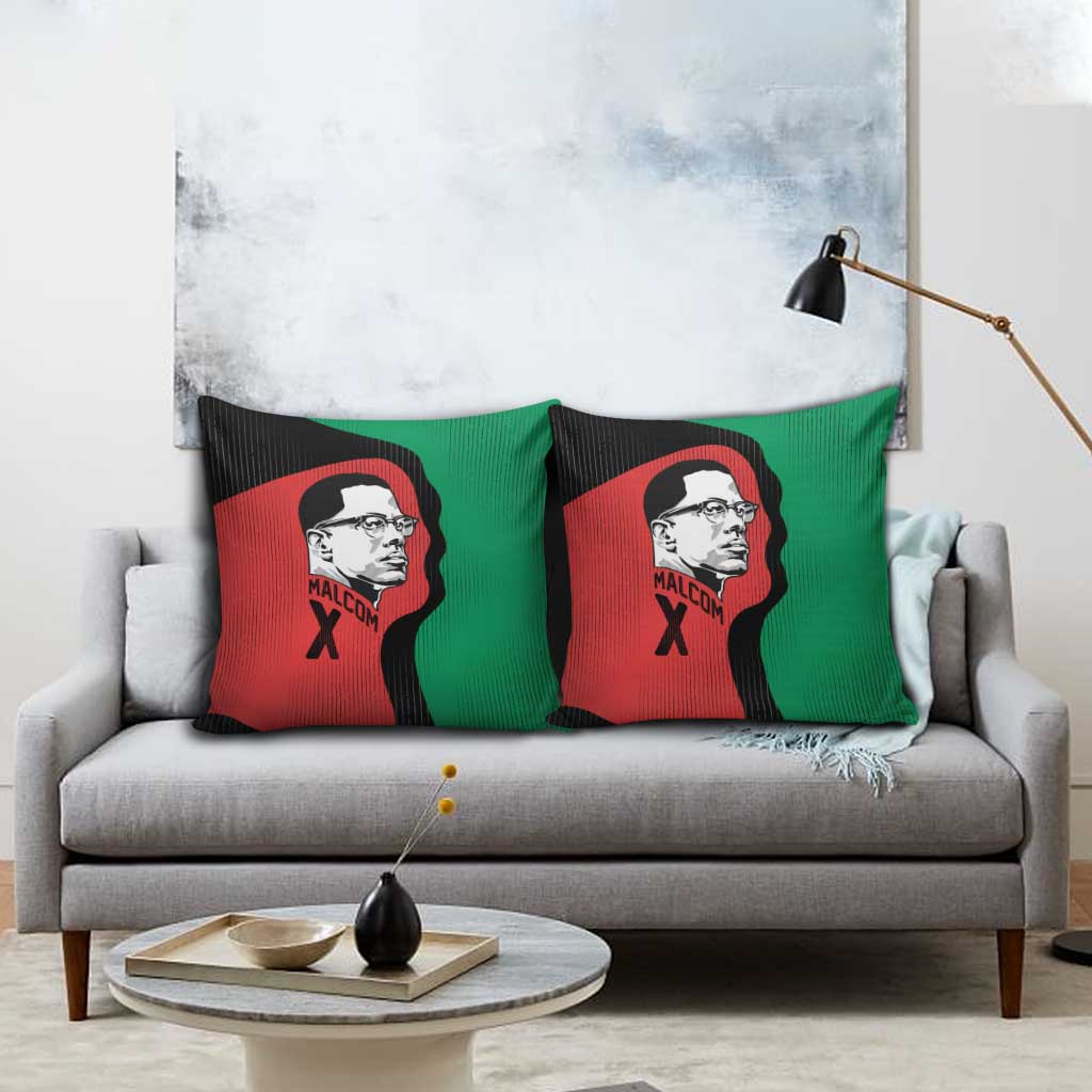 Malcolm X Pillow Cover Truth Is on the Side of the Oppressed Quote Civil Rights Tribute - African Pride