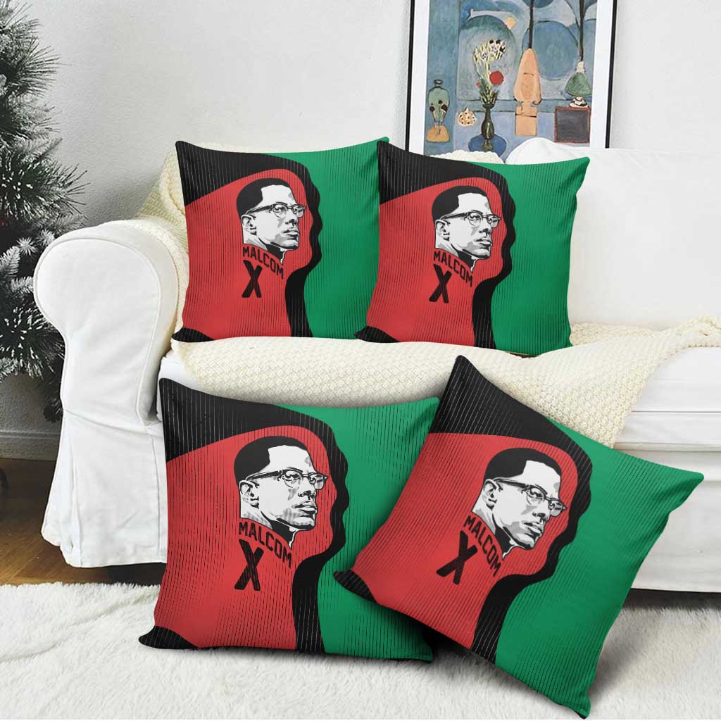Malcolm X Pillow Cover Truth Is on the Side of the Oppressed Quote Civil Rights Tribute - African Pride