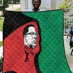 Malcolm X Quilt Truth Is on the Side of the Oppressed Quote Civil Rights Tribute - African Pride