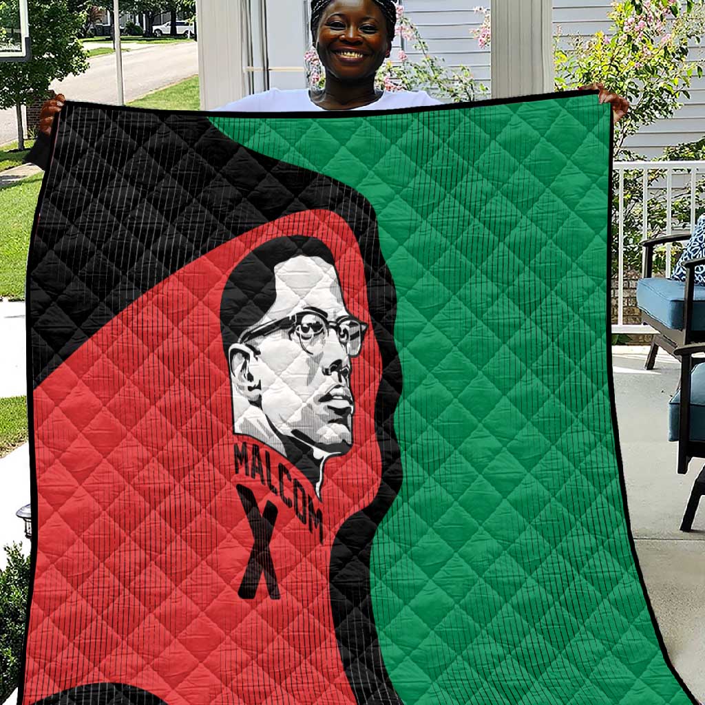 Malcolm X Quilt Truth Is on the Side of the Oppressed Quote Civil Rights Tribute - African Pride